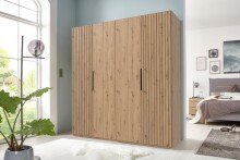 Drehtürenschrank >Andorra< in Artisan Eiche -...