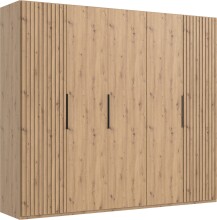 Drehtürenschrank >Andorra< in Artisan Eiche -...