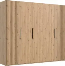 Drehtürenschrank >Andorra< in Artisan Eiche -...