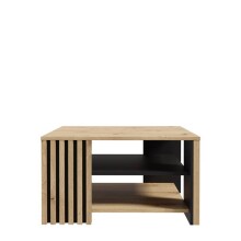 Couchtisch >Cardigan< in Artisan Eiche / Schwarz - 80x45x80cm (BxHxT)
