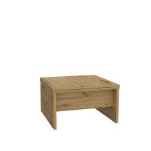 Couchtisch >Bend< in Sonoma Eiche - 80x47x80cm (BxHxT)