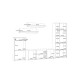 Wohnwand >Papagena< in Vintage / Beton - 277,4x182,9x39,5cm (BxHxT)