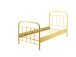 Metallbett >NEW YORK< in Gelb aus Metall - 210x111x98cm (BxHxT)