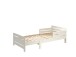 Kinderbett >JUMPER< in weiß lackiert - 204x65x99,5 (BxHxT)