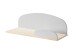 Wandregal >KIDDY< in hellgrau aus Massiv Kiefer und MDF - 65x25x22cm (BxHxT)