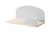 Wandregal >KIDDY< in hellgrau aus Massiv Kiefer und MDF - 45x25x22cm (BxHxT)