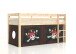 Spielbett >PINO< in Kiefer massiv natur lackiert - 210x114x106 (BxHxT)