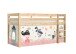 Spielbett >PINO< in Kiefer massiv natur lackiert - 210x114x106 (BxHxT)
