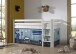 Spielbett >PINO< in Kiefer massiv weiß lackiert - 210x114x106 (BxHxT)