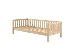 Funktionsbett >FRITZ< in Kiefer massiv Ausführung Milky Pine aus Massive Kiefer