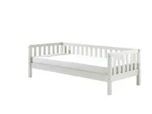 Funktionsbett >FRITZ< in Kiefer massiv weiß...