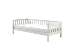 Funktionsbett >FRITZ< in Kiefer massiv weiß...