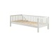 Funktionsbett >FRITZ< in Kiefer massiv weiß lackiert - 211,2x68x97,8 (BxHxT)