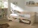 Funktionsbett >FRITZ< in Kiefer massiv Ausführung Milky Pine aus Massive Kiefer