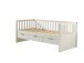Funktionsbett >FRITZ< in Kiefer massiv weiß lackiert - 211,2x85,5x97,8 (BxHxT)