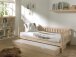 Funktionsbett >FRITZ< in Kiefer massiv Ausführung Milky Pine aus Massive Kiefer