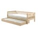 Funktionsbett >FRITZ< in Kiefer massiv Ausführung Milky Pine aus Massive Kiefer