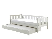 Funktionsbett >FRITZ< in Kiefer massiv weiß...