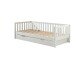 Funktionsbett >FRITZ< in Kiefer massiv weiß lackiert - 211,2x68x97,8 (BxHxT)