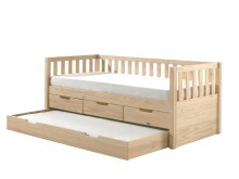 Funktionsbett >FRITZ< in Kiefer massiv...
