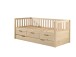 Funktionsbett >FRITZ< in Kiefer massiv Ausführung Milky Pine aus Massive Kiefer