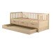 Funktionsbett >FRITZ< in Kiefer massiv Ausführung Milky Pine aus Massive Kiefer
