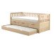 Funktionsbett >FRITZ< in Kiefer massiv Ausführung Milky Pine aus Massive Kiefer