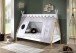 Hausbett >TIPI< in Weiß/Kiefer natur aus Massive Kiefer - 206x158,2x98cm (BxHxT)