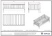 Kinderbett >TODDLER< in Weiß aus Massive Kiefer - 148x60x76cm (BxHxT)
