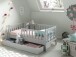 Kinderbett >TODDLER< in Grau aus Massive Kiefer - 148x60x76cm (BxHxT)