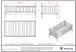 Kinderbett >TODDLER< in Grau aus Massive Kiefer - 148x60x76cm (BxHxT)