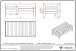 Kinderbett >TODDLER< in Grau aus Massive Kiefer - 143,6x56x70cm (BxHxT)