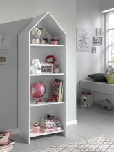 Regal >CASAMI< in Weiß aus MDF - 57,6x171,3x37cm (BxHxT)