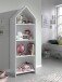 Wäscheschrank >CASAMI< in Korpus Weiß / Front Pink, Weiß, Grau, Mint aus MDF