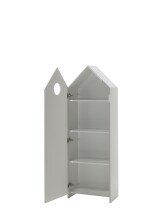 Kleiderschrank >CASAMI< in Korpus Weiß / Front Weiß - 115,2x171,3x37 (BxHxT)