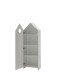 Kleiderschrank >CASAMI< in Korpus Weiß / Front Weiß - 115,2x171,3x37 (BxHxT)