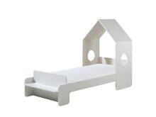 >CASAMI< in Korpus Weiß / Front Grau aus MDF - 229,5x147,6x93,6cm (BxHxT)