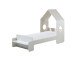 Kinderbett >CASAMI< in Korpus Weiß aus MDF - 229,5x147,6x93,6cm (BxHxT)