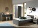 Jugendzimmer-Set >LONDON< in Anthrazit/Buche