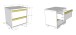 Jugendzimmer-Set >LONDON< in Weiß/Buche