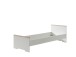 Jugendzimmer-Set >LONDON< in Weiß/Buche - 97x76,1x205cm (BxHxT)