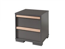 Jugendzimmer-Set >LONDON< in Anthrazit/Buche - 97x76,1x205cm (BxHxT)