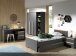 Jugendzimmer-Set >LONDON< in Anthrazit/Buche - 97x76,1x205cm (BxHxT)