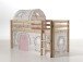 Spielbett >PINO< in Kiefer massiv natur - 210x114x106 (BxHxT)