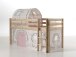 Spielbett >PINO< in Kiefer massiv natur - 210x114x106 (BxHxT)