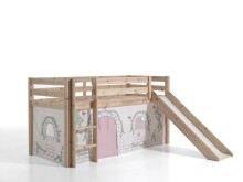 Spielbett >PINO< in Kiefer massiv natur -...