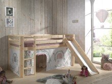 Spielbett >PINO< in Kiefer massiv natur -...