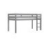 Spielbett >PINO< in Kiefer massiv grau lackiert - 210x114x106 (BxHxT)