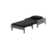 Sessel >PINO< in Kiefer massiv grau lackiert - 80x68 (BxH)