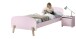 Kinderbett >KIDDY< in rosa aus Massiv Kiefer und MDF - 205,5x72,5x95cm (BxHxT)